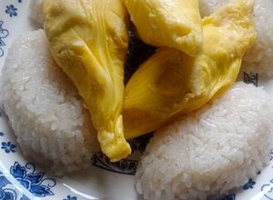 Gambar Pulut Durian