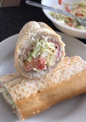 Una foto de Sándwich especial a la Pinocha
