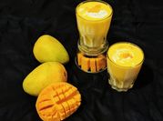 A picture of mango lassi