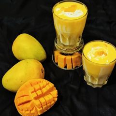A picture of Creamy Mango Lassi.