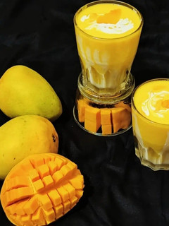A picture of Creamy Mango Lassi.
