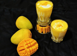 A picture of Creamy Mango Lassi.