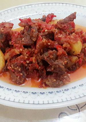 Foto resep Dendeng Balado Basah