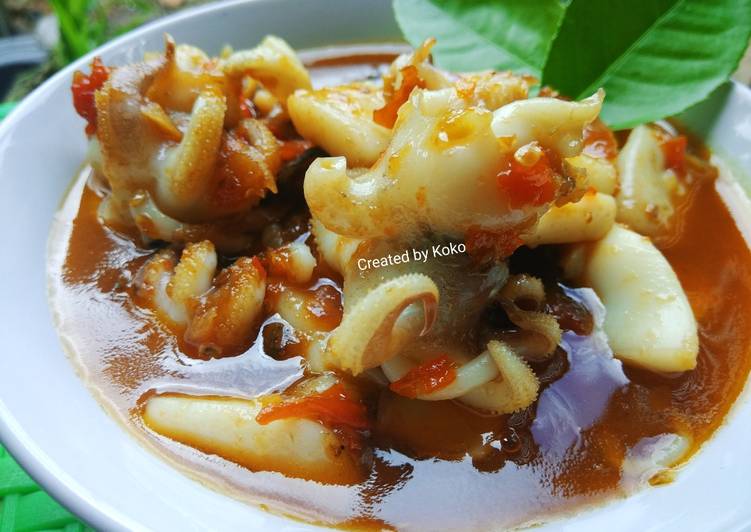 Bagaimana Membuat Sotong Pedas Manis Ceria yang Lezat Sekali