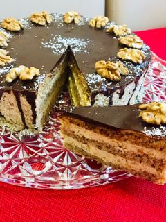 Diótorta recept fotója