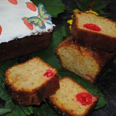 Carrot-cherry cake A picture of Carrot-cherry cake.