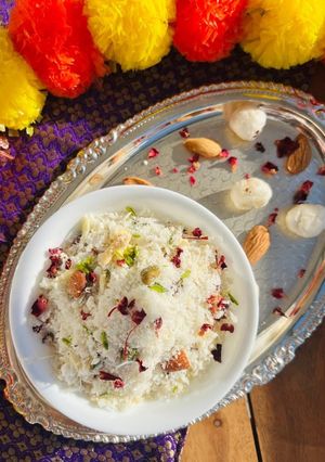 A picture of Makhana Panjiri.