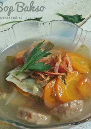 Foto resep Sayur Sop Bakso (pr_sayurbening)