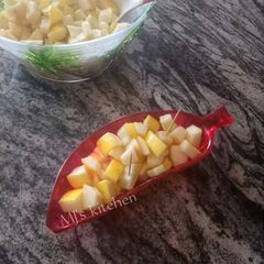 A picture of Infused golden melon.