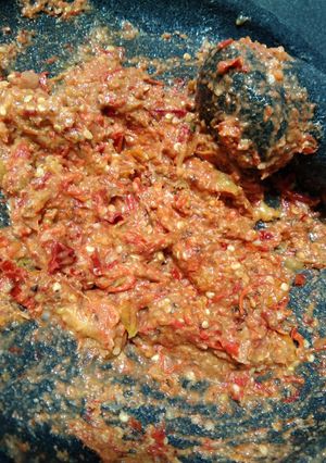 Foto resep 392. Sambel Pecel Lele Lamongan
