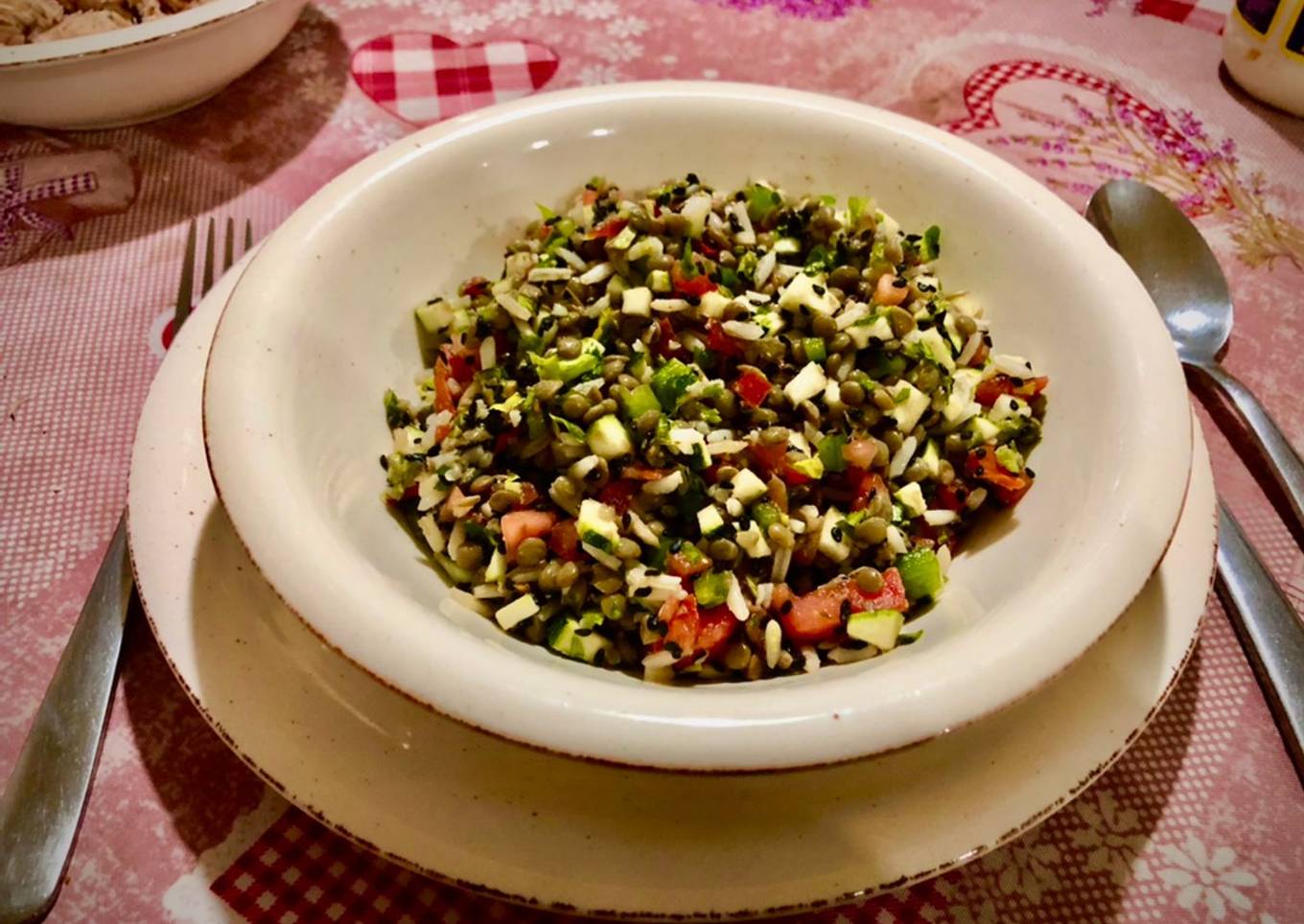 Salpicón de lentejas
