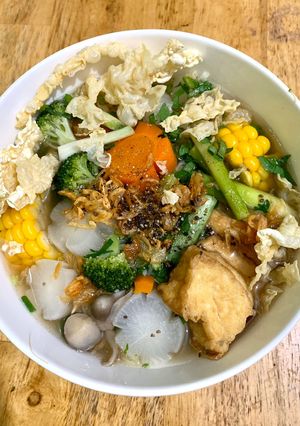Hình của món Hủ tíu chay.