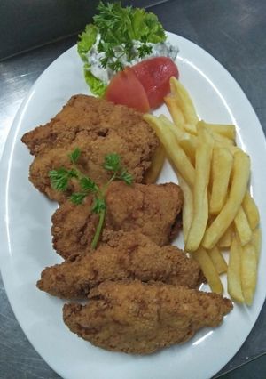 A picture of Fish in Chips.