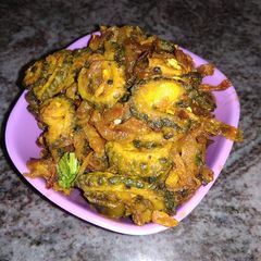 A picture of Crispy Karela (bitter gourd).