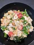 Salade d’encornets aux pois chiches