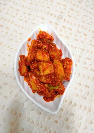 A picture of Mango pickle.
