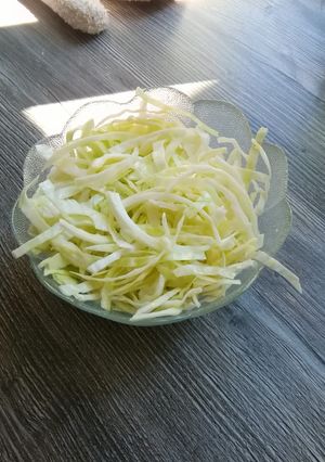 Friss káposztasaláta egyszerűen recept fotója
