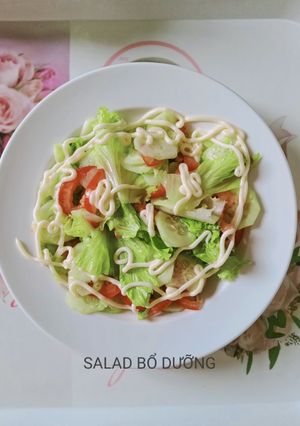 Hình của món Salad bổ dưỡng.