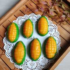 A picture of Kue Ku Jagung.