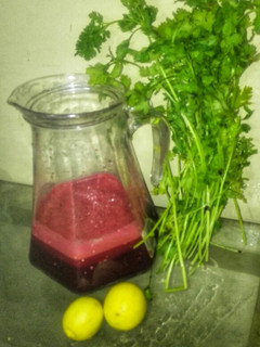 A picture of Beetroot Mix Fruit Juice.