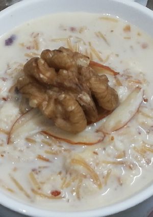 আখরোট দিয়ে ছানার পায়েস (akhroat diye chanar payesh recipe in Bengali) রেসিপির প্রধান ছবি