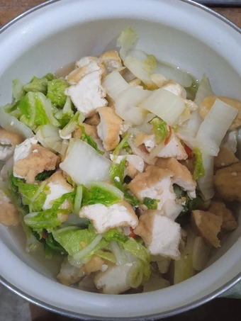 Cara Mudah Menyiapkan Resep Tumis sawi putih+tahu yang Uenak Anti Ribet, Lezat Sekali