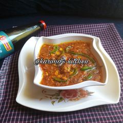 Baked beans sauce A picture of Baked beans sauce.