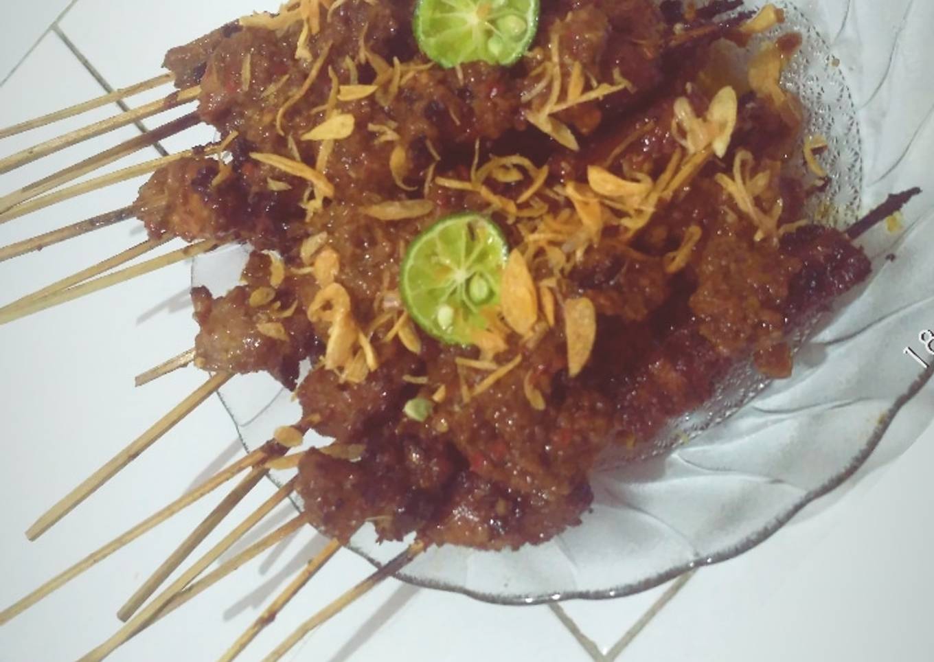 Sate Kambing bumbu kacang