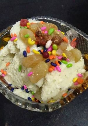 A picture of Pan masala flavour ice cream.