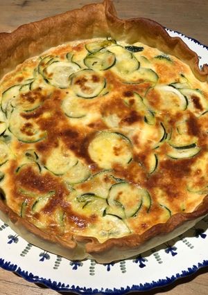 Une photo de Tarte courgettes / mascarpone