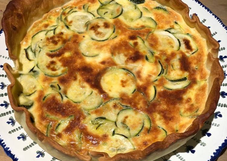 Recette: Tarte courgettes / mascarpone