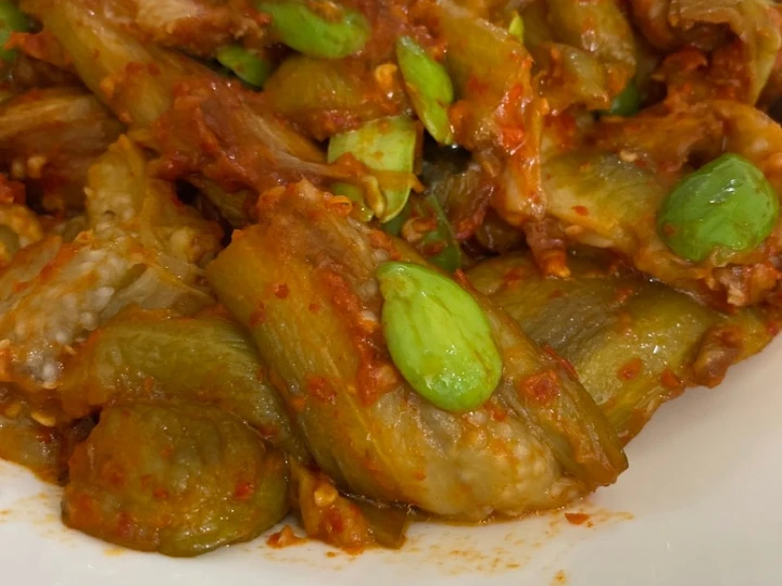 Recipe Terong sambal pete vegan the So Delicious Delicious