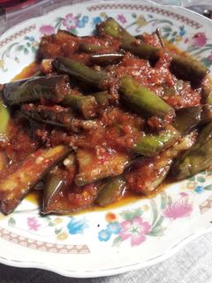 Foto resep Balado terong pedas