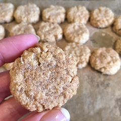 Bitesized Almond & Oat Biscuits A picture of Bitesized Almond & Oat Biscuits.
