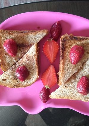 A picture of Strawberry Bread Sandwich.