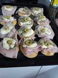 Pizzetas para un cumple. Grace