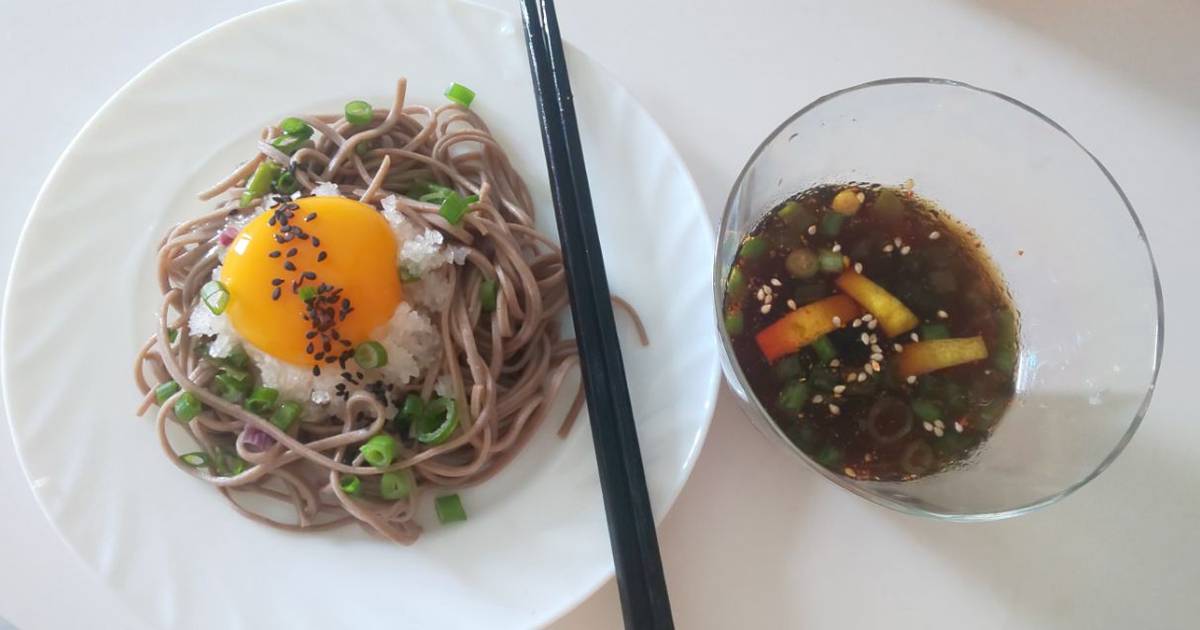 Resipi Soba noodles with ponzu dashi dipping sauce oleh Hani Cookpad