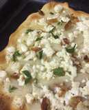 Pizza fresca con Pera y Menta