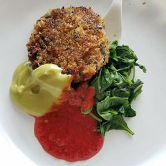 A picture of Moong Oats Tikki.