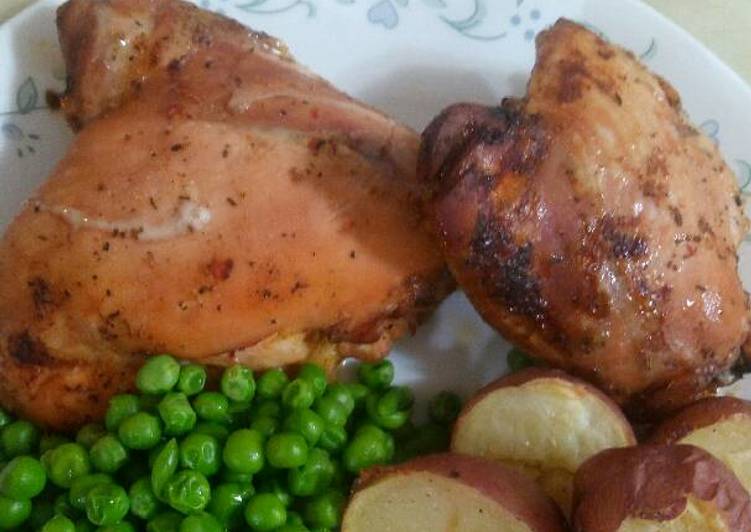 Simple Way to Prepare Award-winning Tasty Chicken thighs