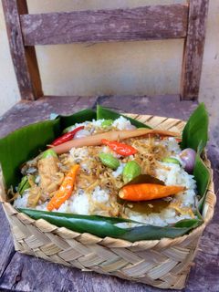 Foto resep Nasi liwet teri