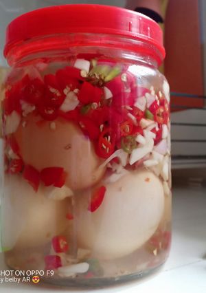 Foto resep Telor asin ayam kampung