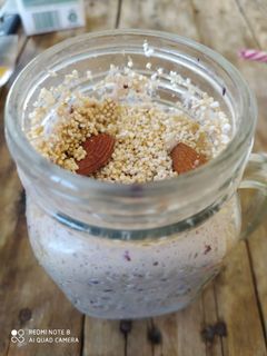Una foto de Frappé de blueberries