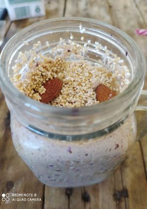 Una foto de Frappé de blueberries