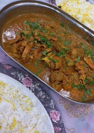 صورة لوصفة مرقه ب بمؤكلات بحرية 😋 بطريقتي الخاصة 😊