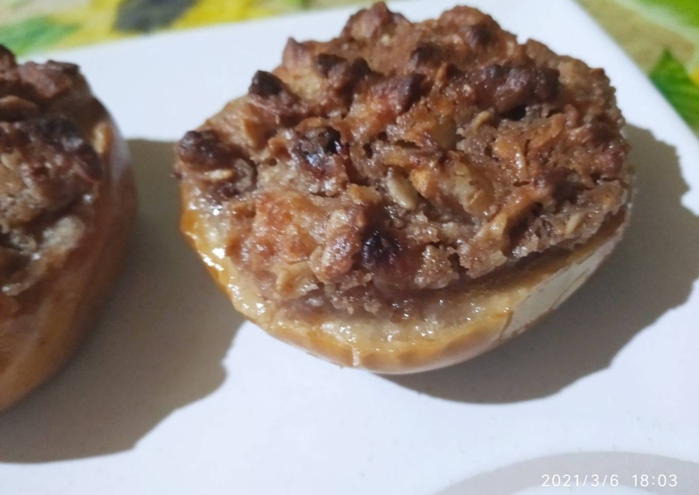 Pomme rôtie 🍏au four et farcie