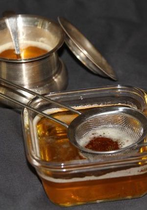 A picture of Ghee (Clarified Butter).