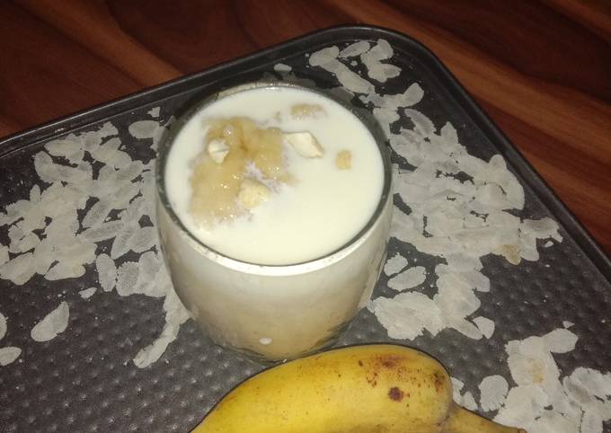 Step-by-Step Guide to Make Super Quick Homemade Poha banana milkshake