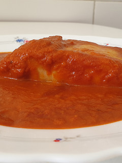 Una foto de Bacalao a la vizcaína