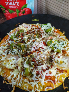 रोटी पिज़्ज़ा (roti pizza recipe in Hindi) रेसिपी मुख्य फोटो